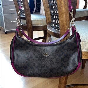 Coach Black and Pink Shoulder Bag